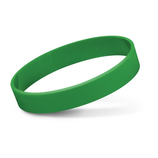 Embossed Silicone Bands Dark Green